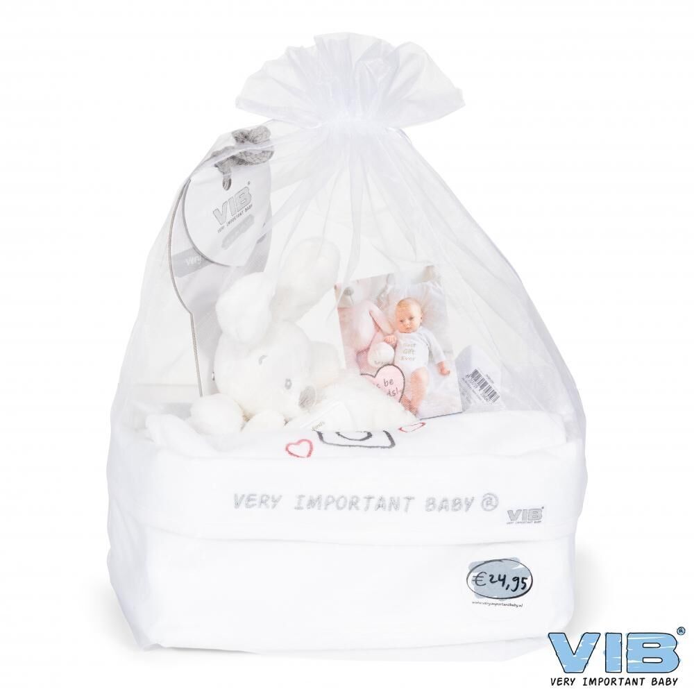 babybox4 Geschenkpaket für Babys weiß 4-teilig