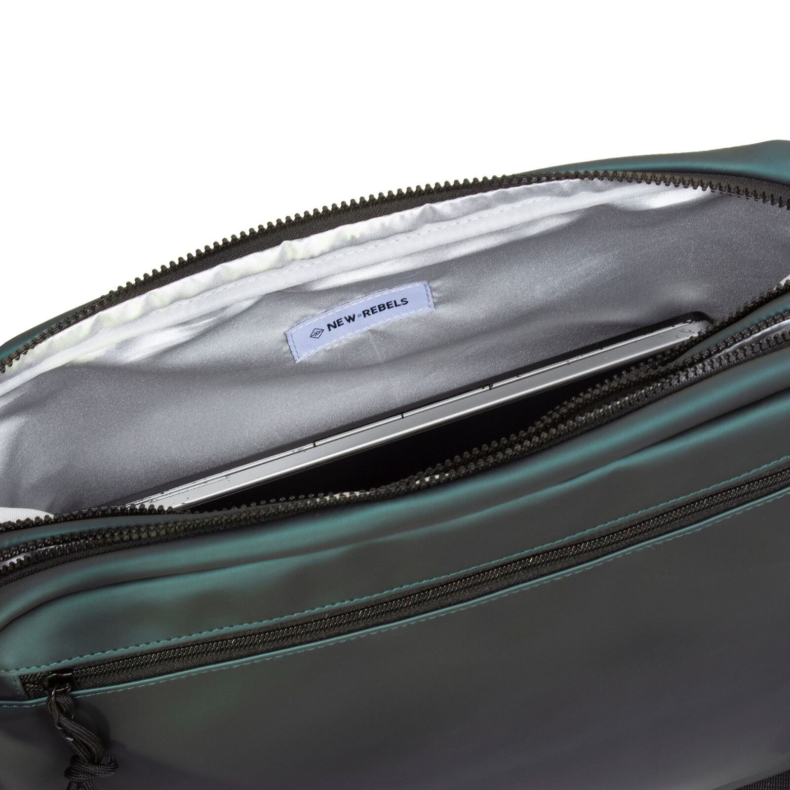 yfn1zM1I William - Harrisburg Laptop Tasche grün metallic