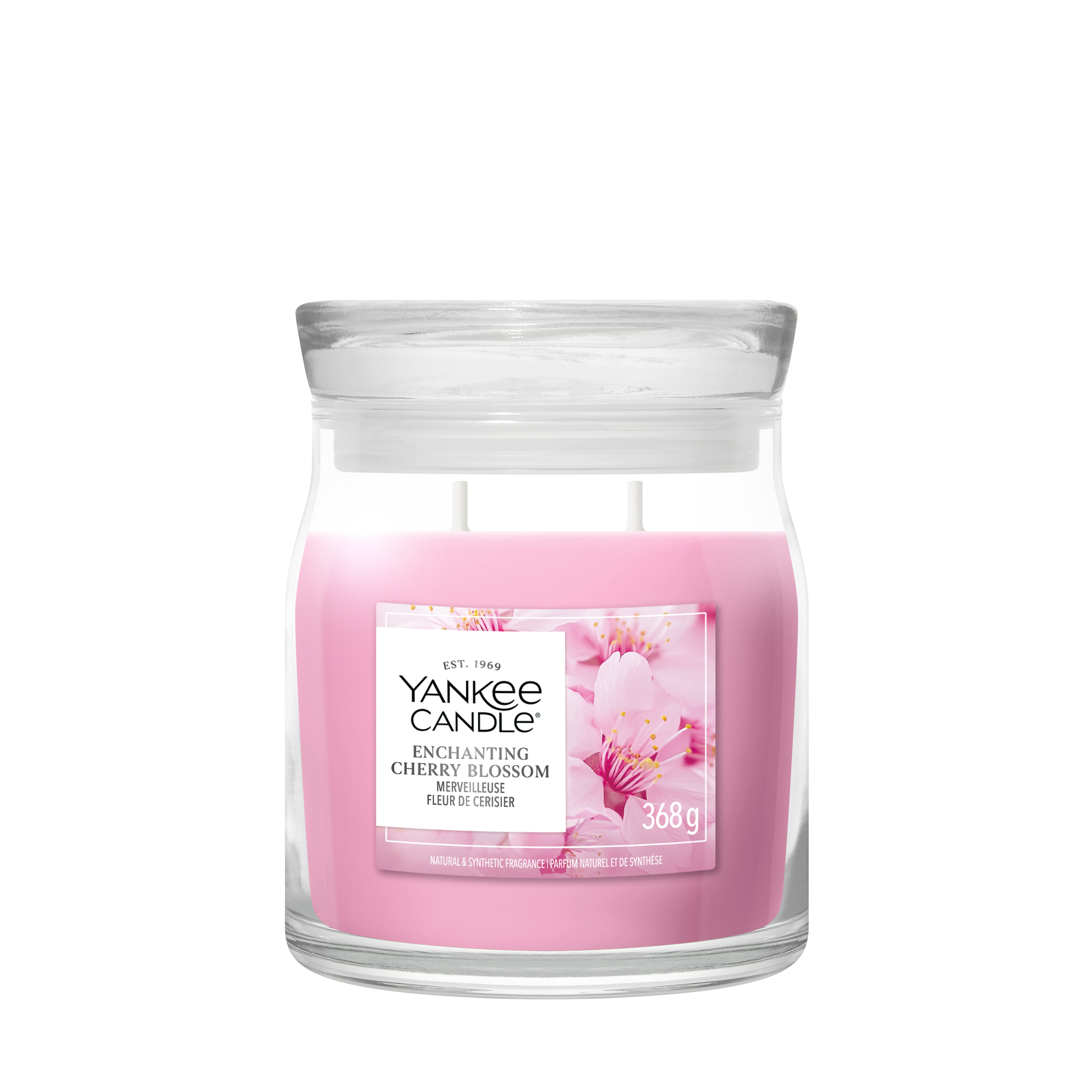 Enchanting Cherry Blossom Signature Medium Jar 368g 2-Docht