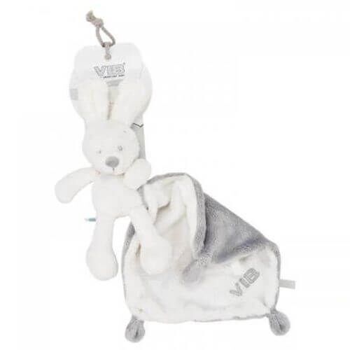 Rabbit hält Tuch weiß