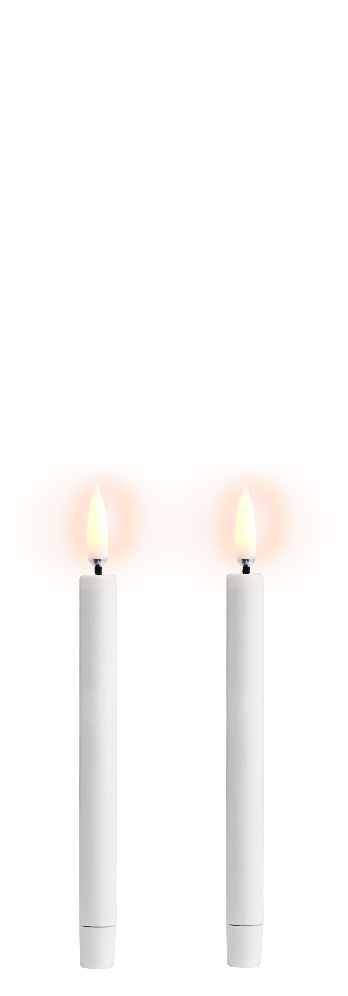 Uyuni LED Mini Tafelkerze 14cm nordic white 2 Stück