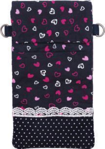 Patchwork Handytasche Umhängetasche (Navy 026)