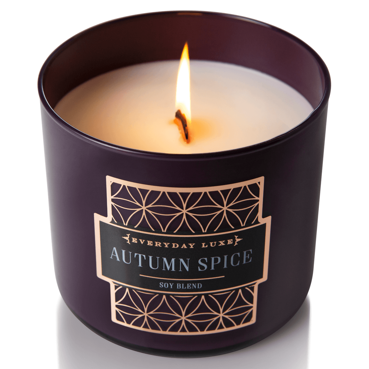 CC120212-von-Oben Duftkerze Holzdocht Autumn Spice Purple - 411g