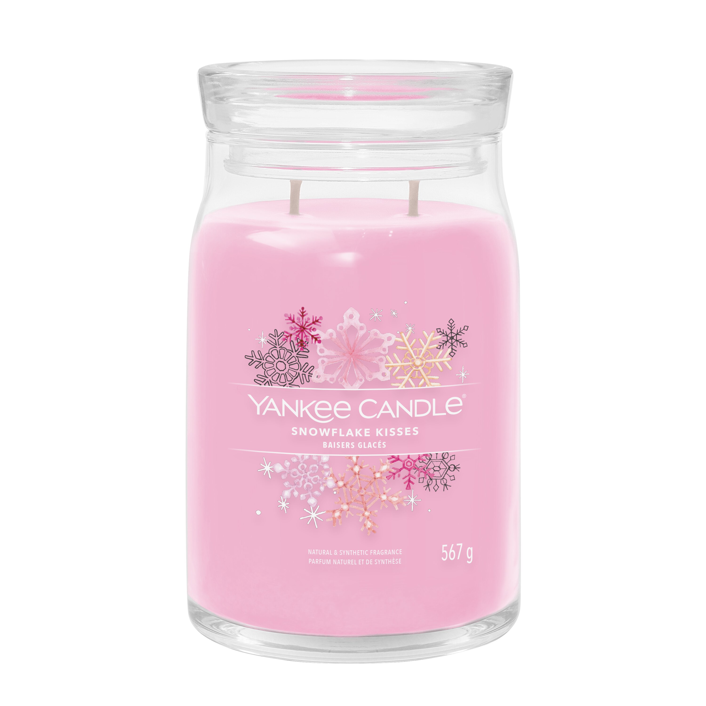 Snowflake Kisses Signature Jar 567g 2-Docht