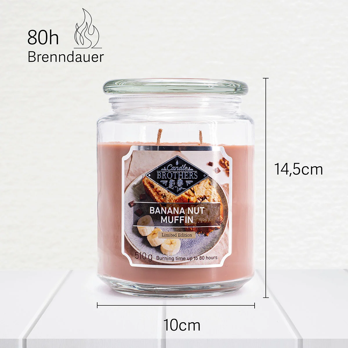 Banana Nut Muffin 510g Candle Brothers Duftkerze Banana Nut Muffin 510g Candle Brothers Duftkerze