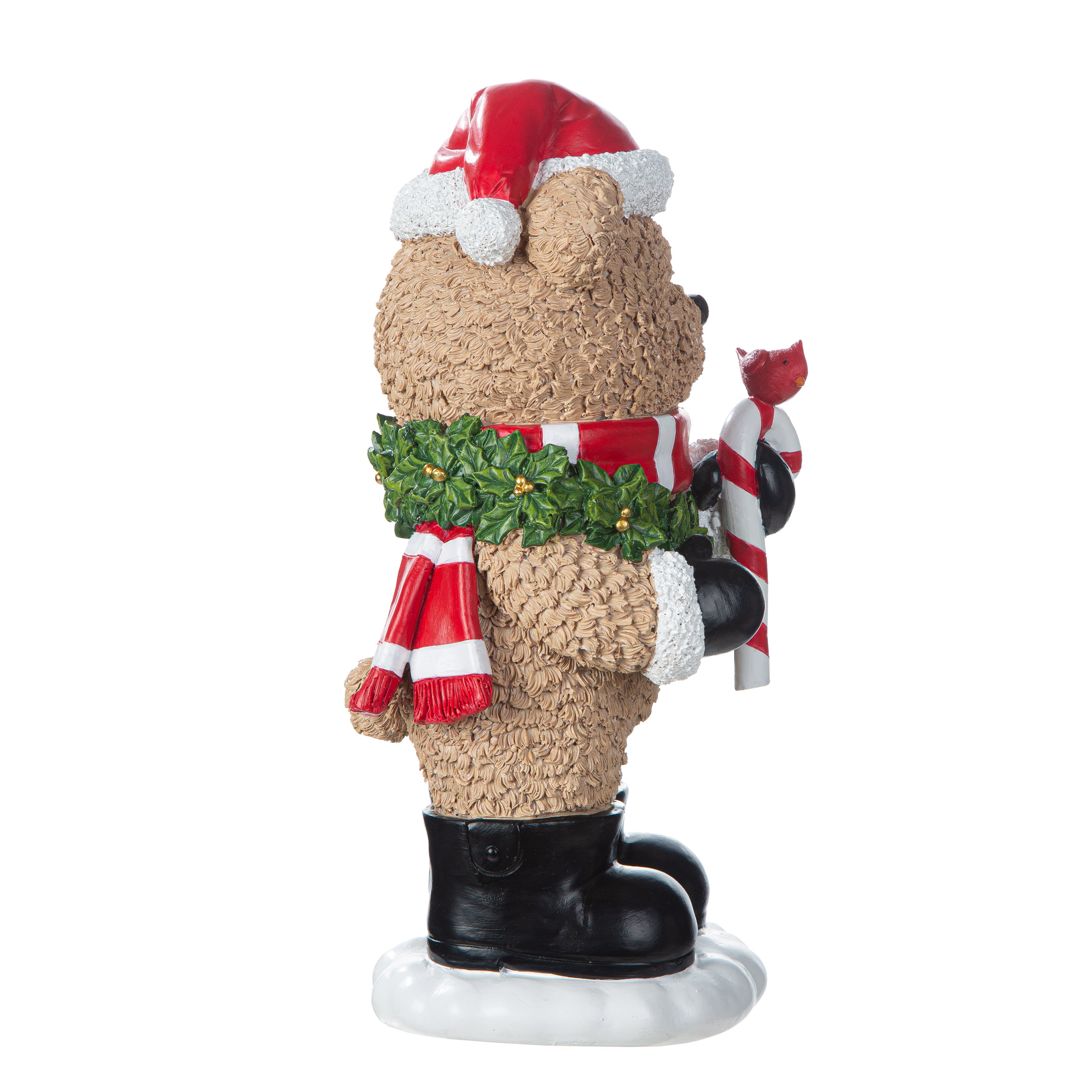 Weihnachtsfigur, Hase, Santa, Dekorfigur, Schmuckfigur