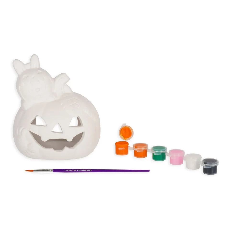 Halloween, Spardose, Kürbis, Malset, Pinsel