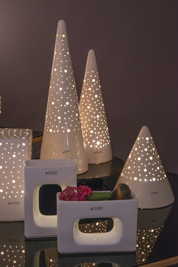 Lampe Losone 30cm LED creme