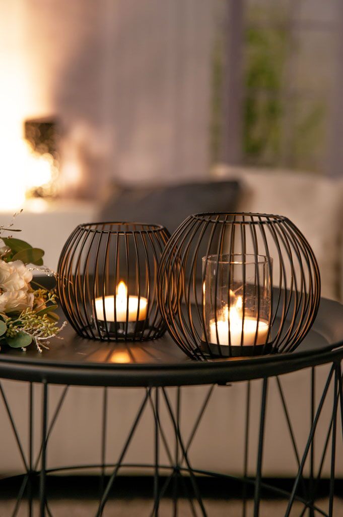 dusk-kollektion Kerzenhalter Dusk 13,5cm schwarz