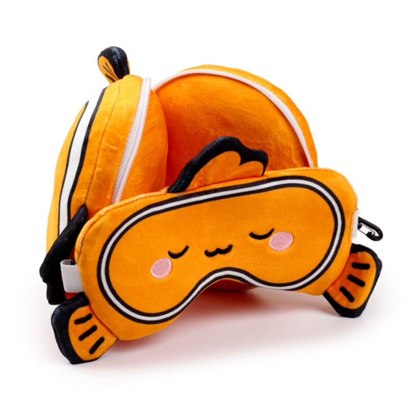 Relaxeazzz Adoramals Finley the Clownfish Plüsch Reisekissen & Schlafmaske Relaxeazzz Adoramals Finley the Clownfish Plüsch Reisekissen & Schlafmaske