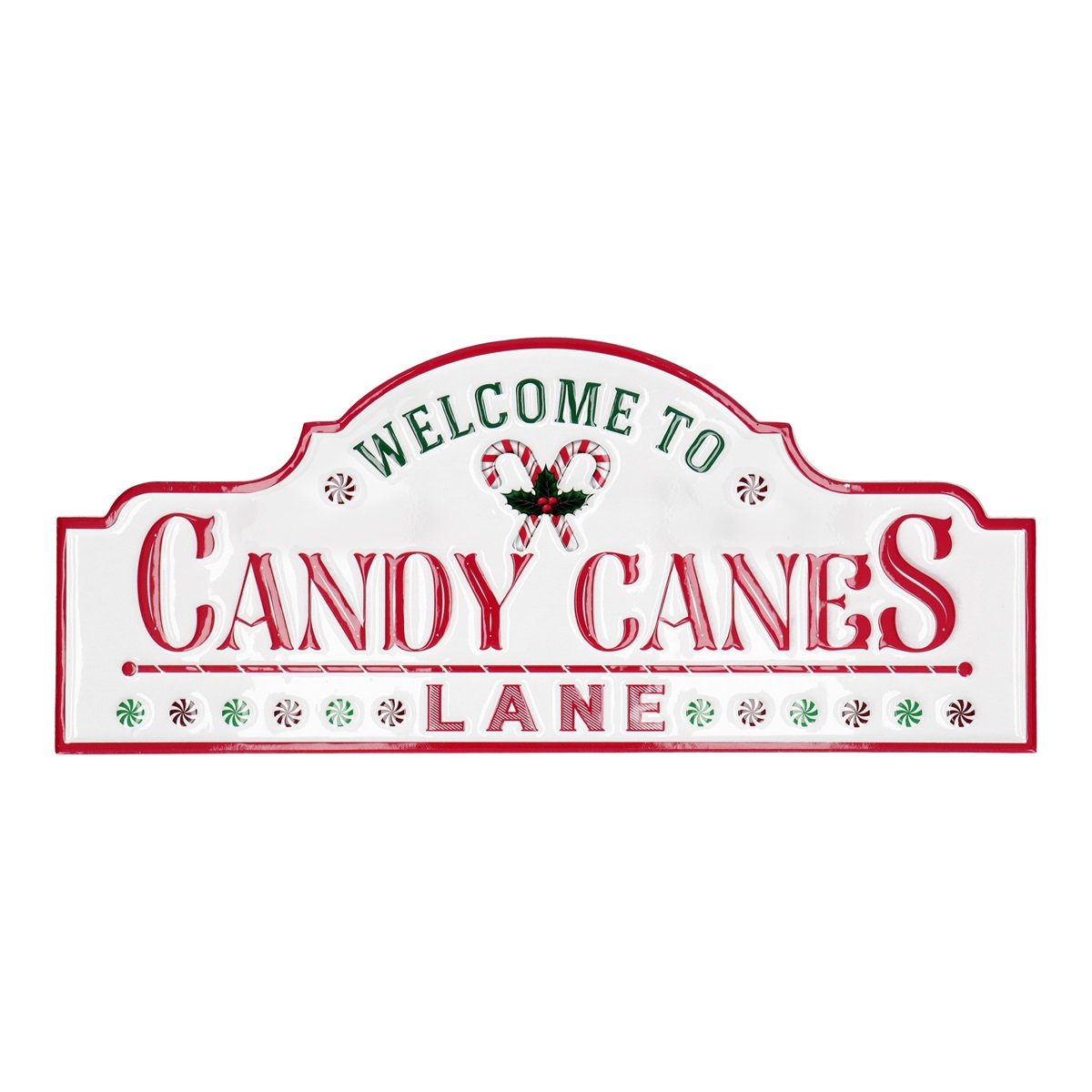 Weihnachts Wandschmuck Candy Canes Lane Weihnachts Wandschmuck Candy Canes Lane