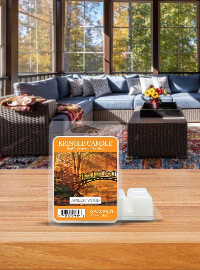 Amber Wood Wax Melts 64g