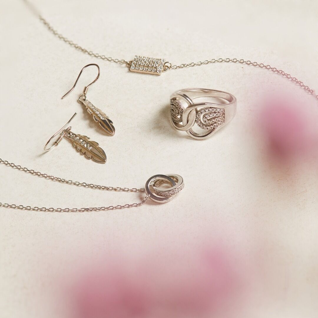 Zubehör, Schmuck, Ohrring, Anhänger, Halskette