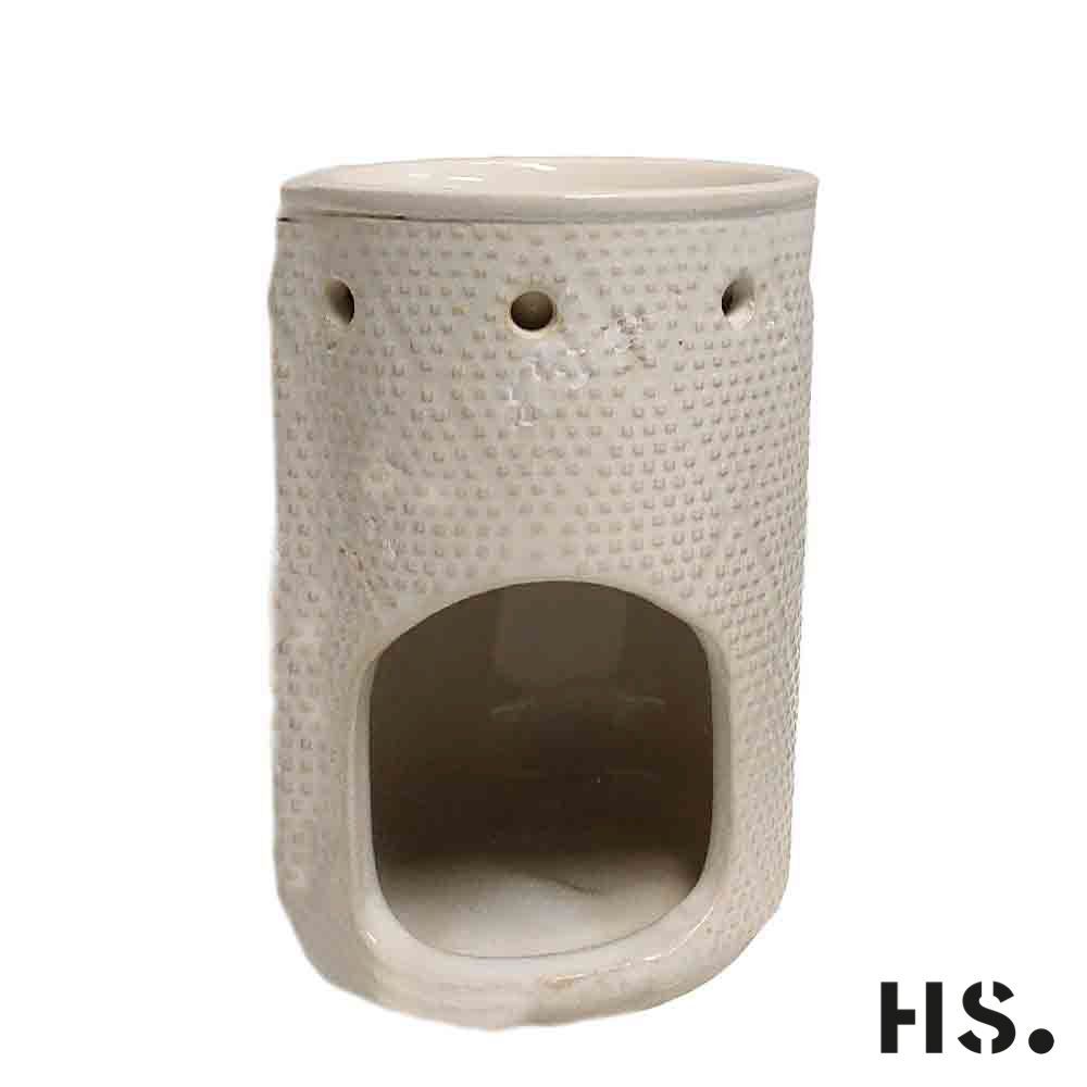 i0BkXogs Duftlampe Relief weiß