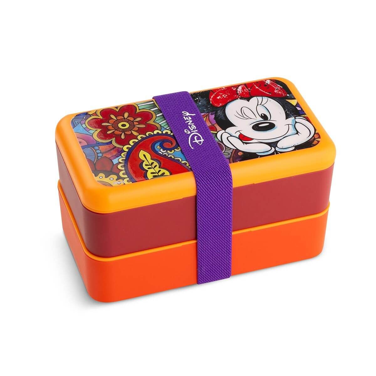 Lunchbox Minnie mit Besteck Kiste