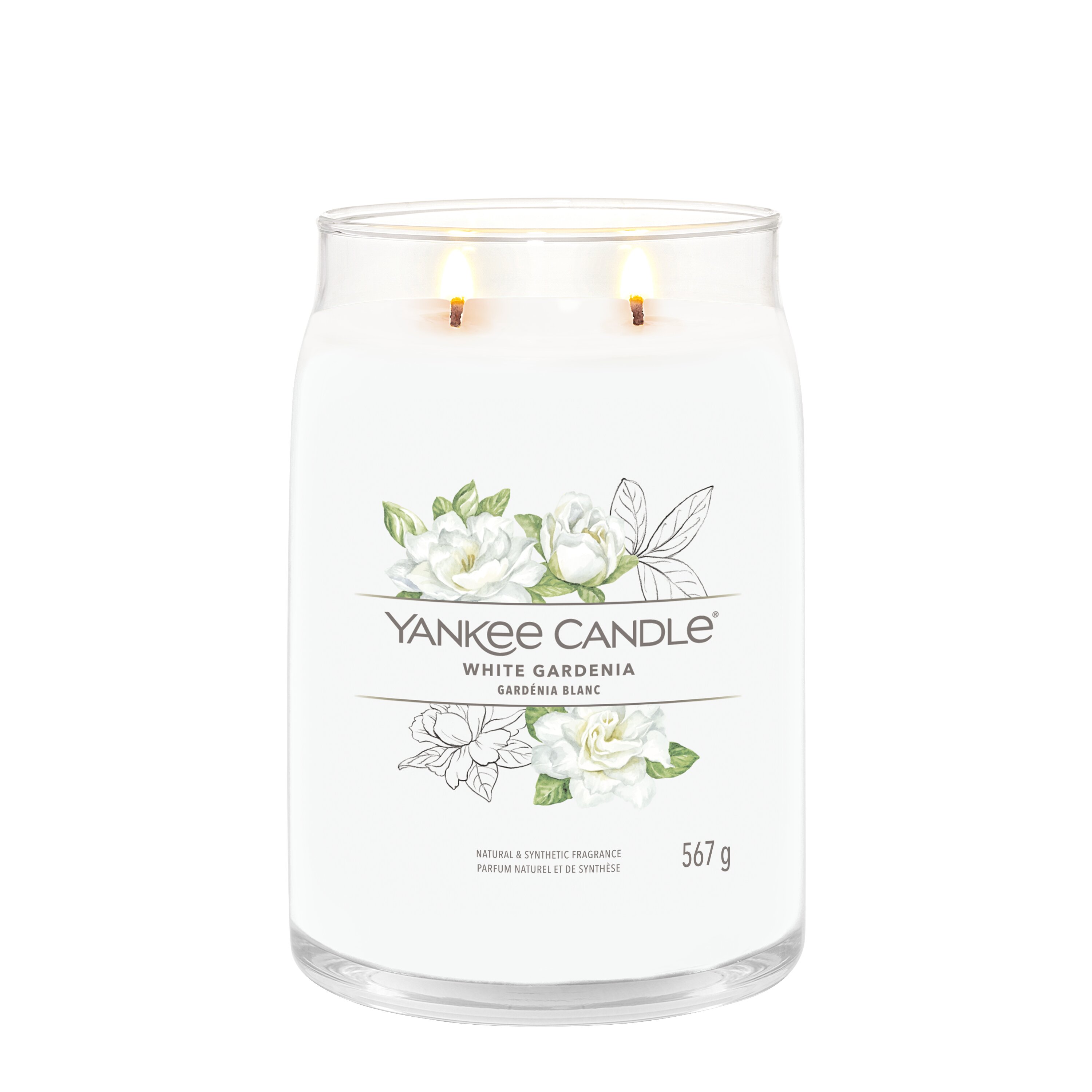 White Gardenia Signature Large Jar 567g 2-Docht