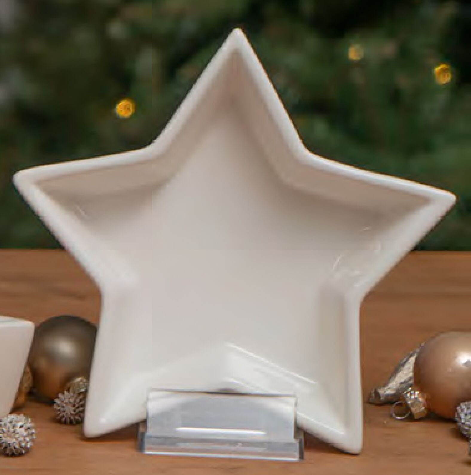 Deko Schale Strella 18cm cremeweiß