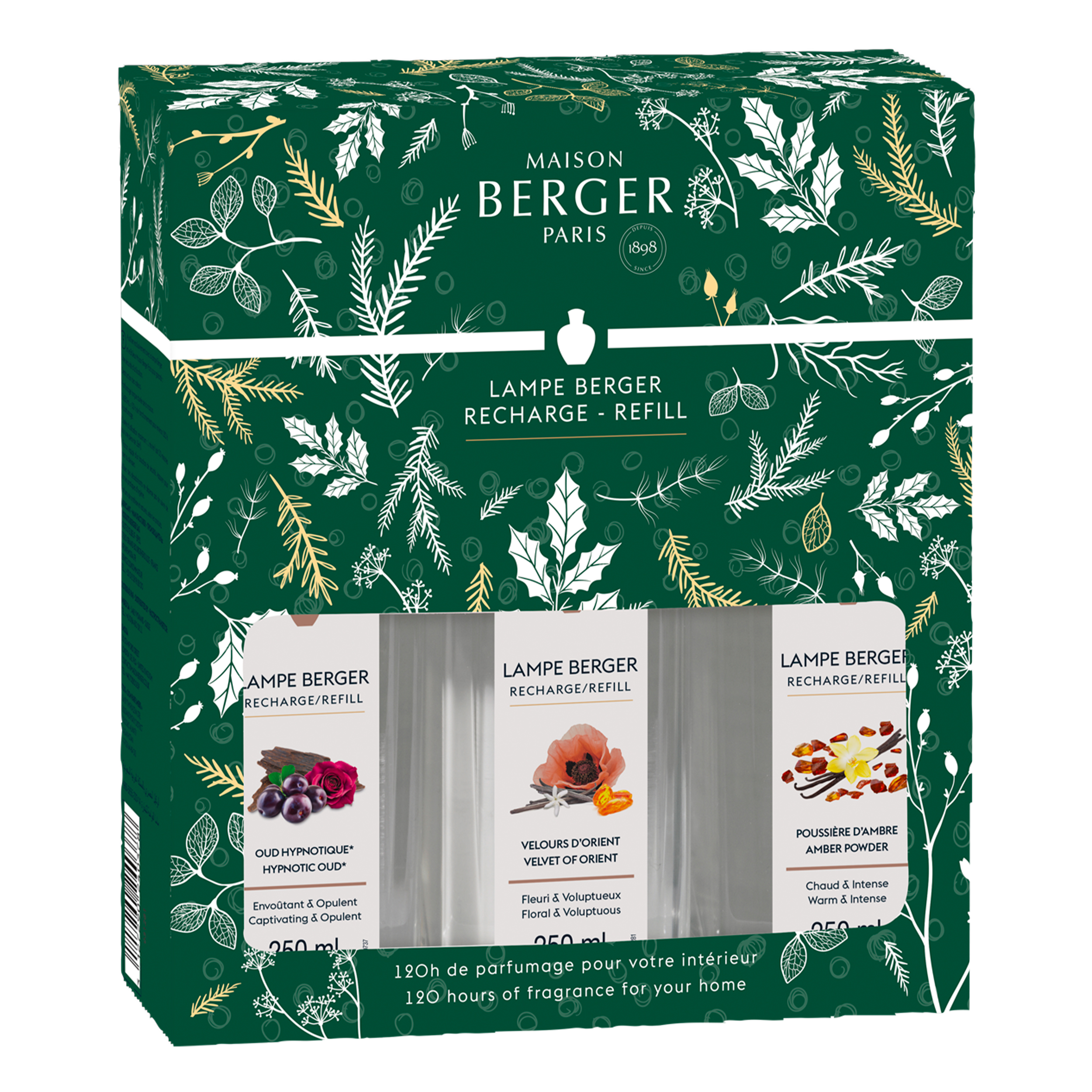 Lampe Berger, Recharge/Refill, Parfum-Set, Duft-Set, Ambre/Pfirsich?