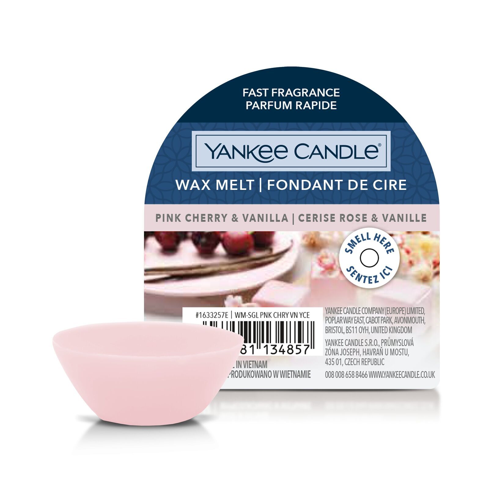 Pink Cherry & Vanilla Wachsmelt 22g