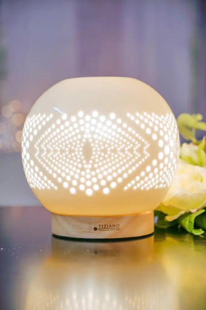 ortenzia-m-raute-fuss-holz Dekolampe Ortenzia mit Rauten