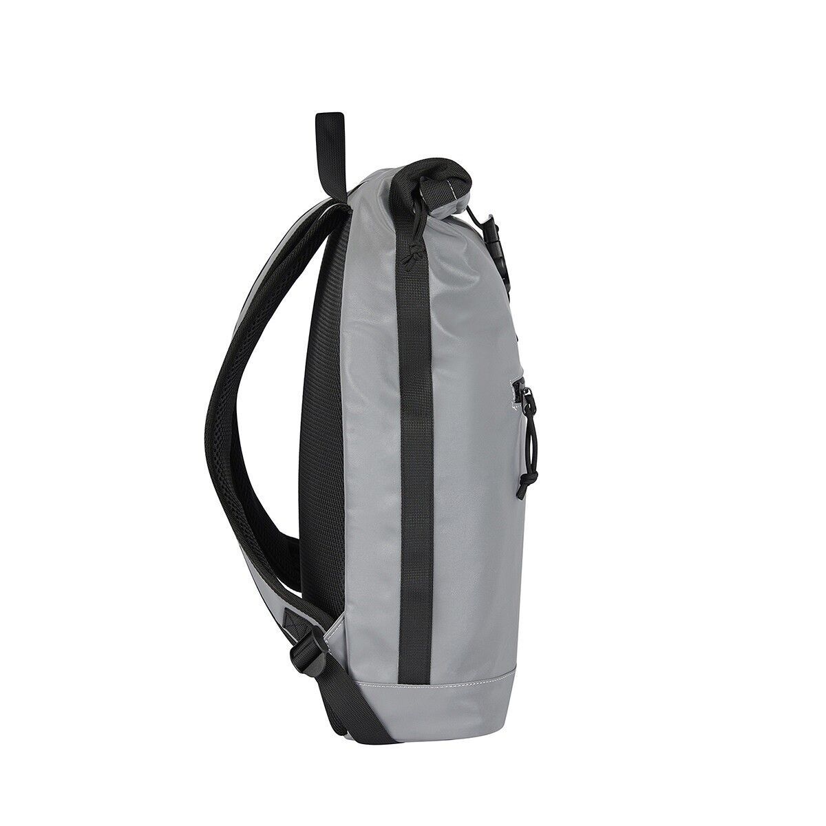 Reflect - New York Rolltop Rucksack silber