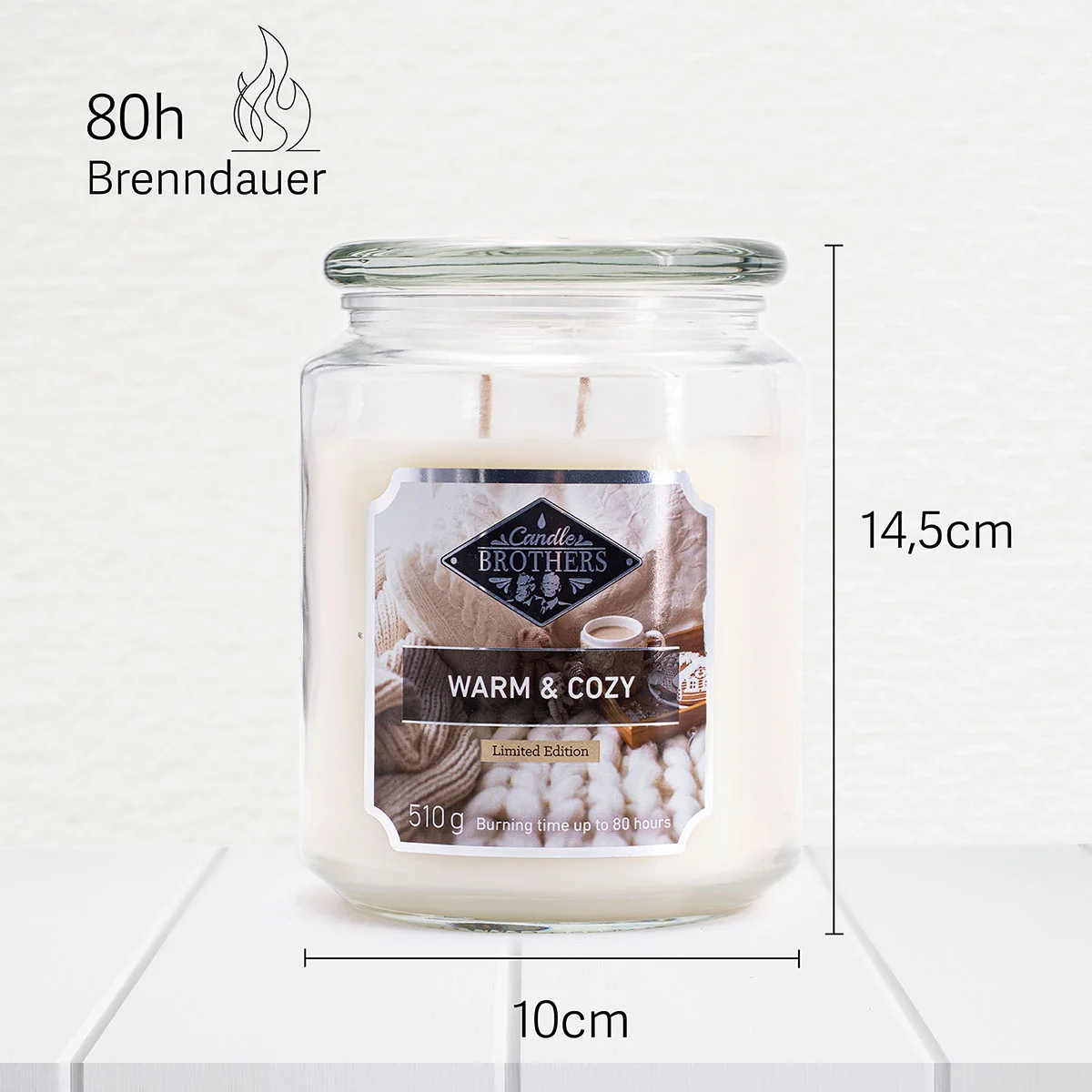 Warm & Cozy 510g Candle Brothers Duftkerze Warm & Cozy 510g Candle Brothers Duftkerze