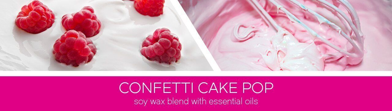 Confetti Cake Pop 411g (3-Docht)