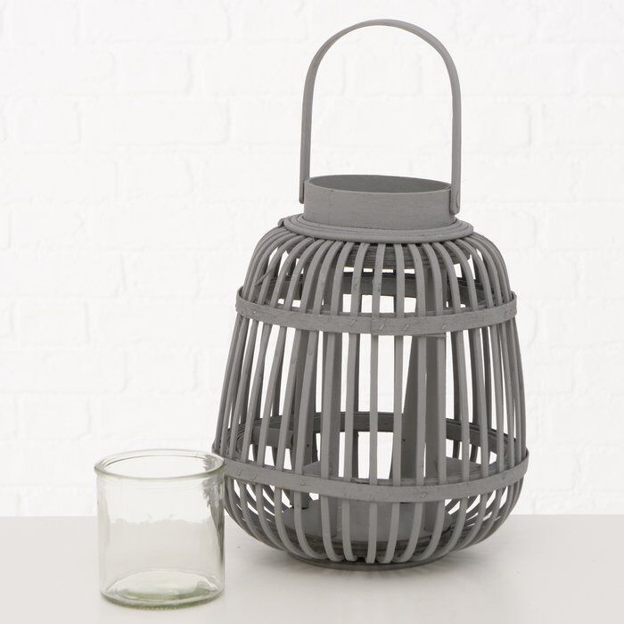 Windlicht Taneja 24cm weiß