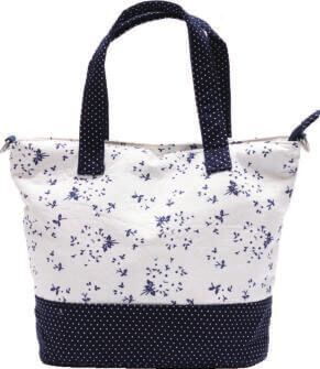 NL2020337 Patchwork Handtasche 177-63 (Nature Navy)