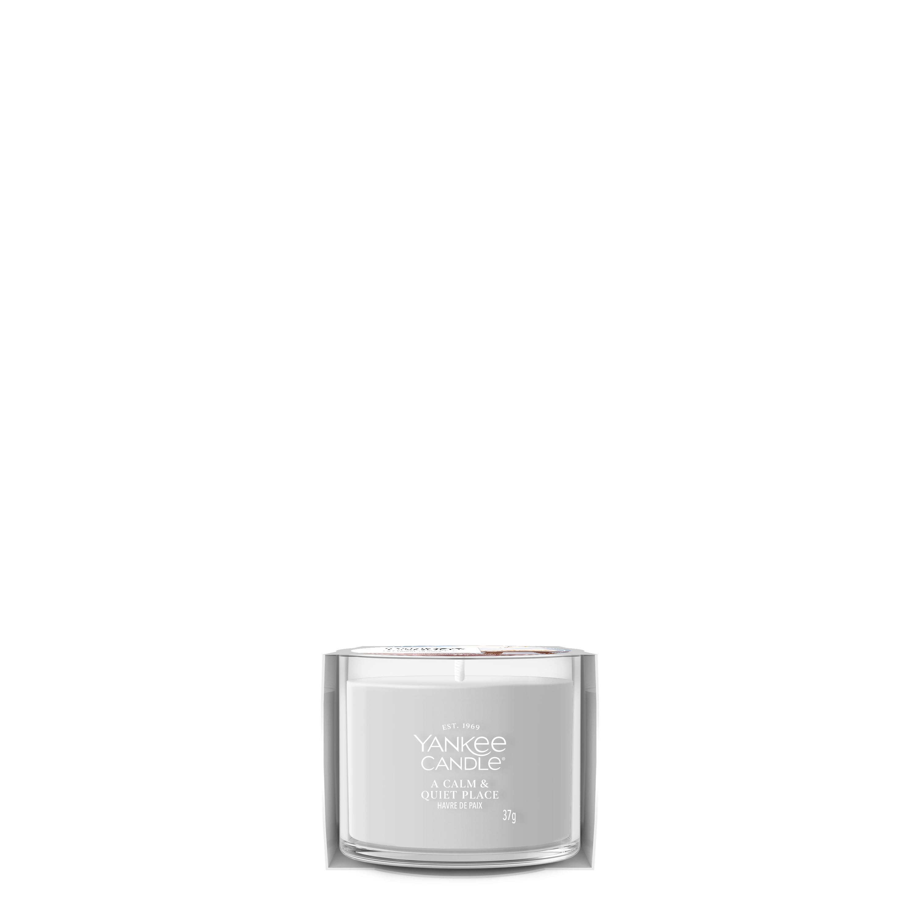 A Calm & Quiet Place 37g Kerze, Votivkerze, Duftkerze, Glasgefäß, 3.7g