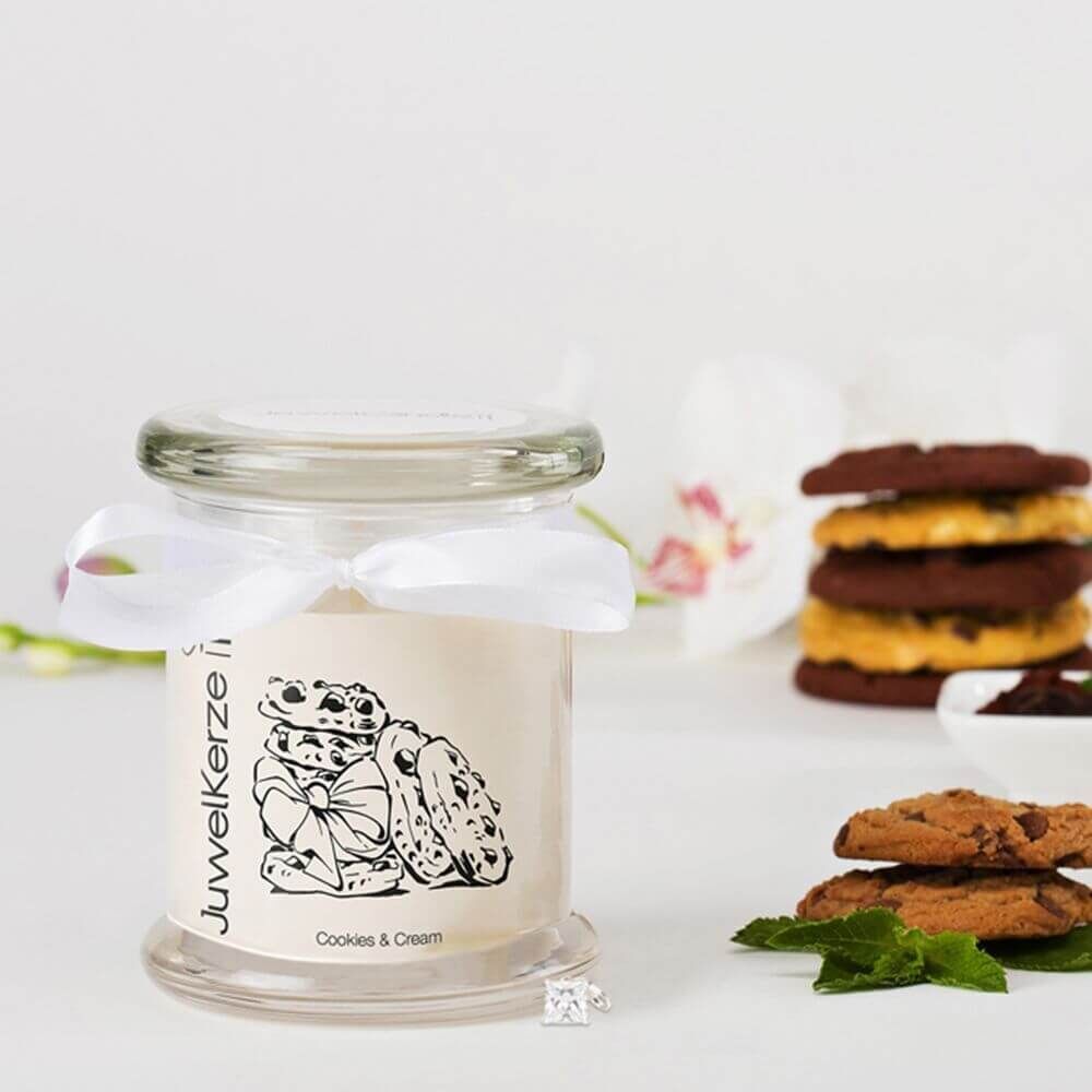 JuwelKerze Cookies & Cream (Charm Anhänger) 230g