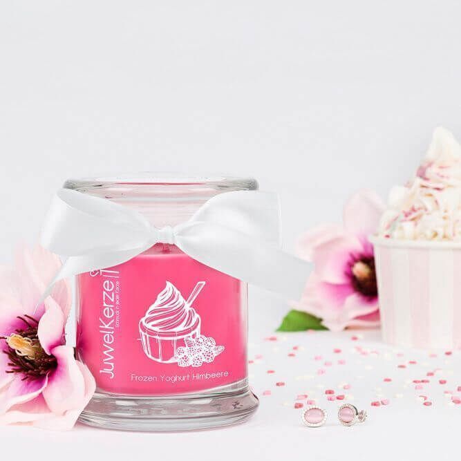 JuwelKerze Frozen Yoghurt Himbeere (Ohrringe) 2300g