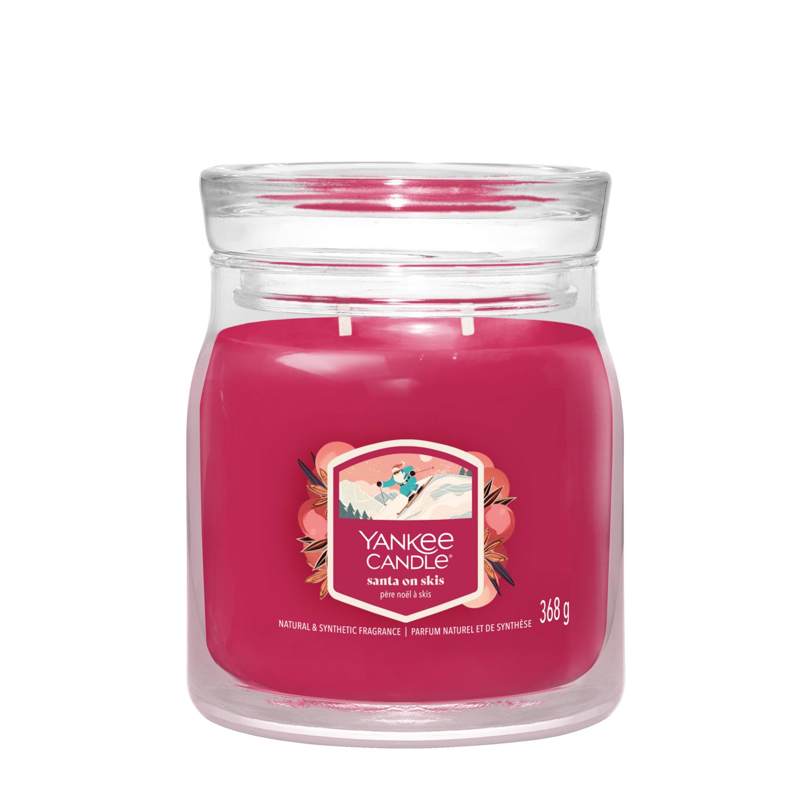 Santa on Skis Signature Medium Jar 368g 2-Docht Santa on Skis Signature Medium Jar 368g 2-Docht