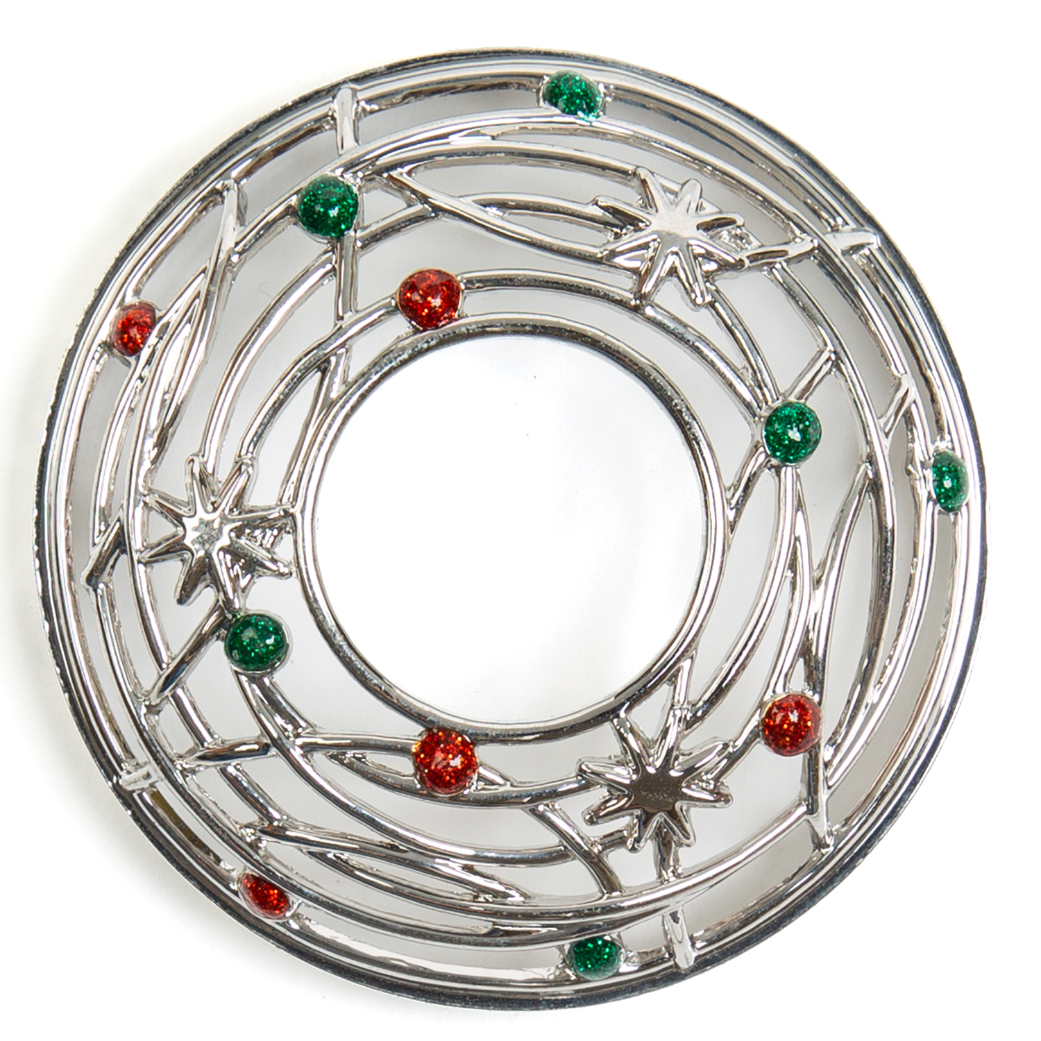 Christmas Wreath Candle-Lid