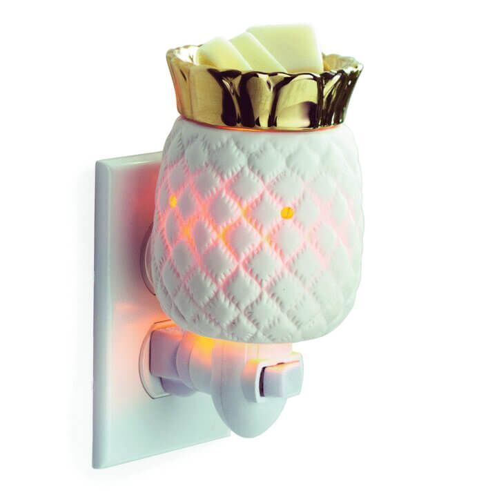 White Pineapple Duftlampe für die Steckdose