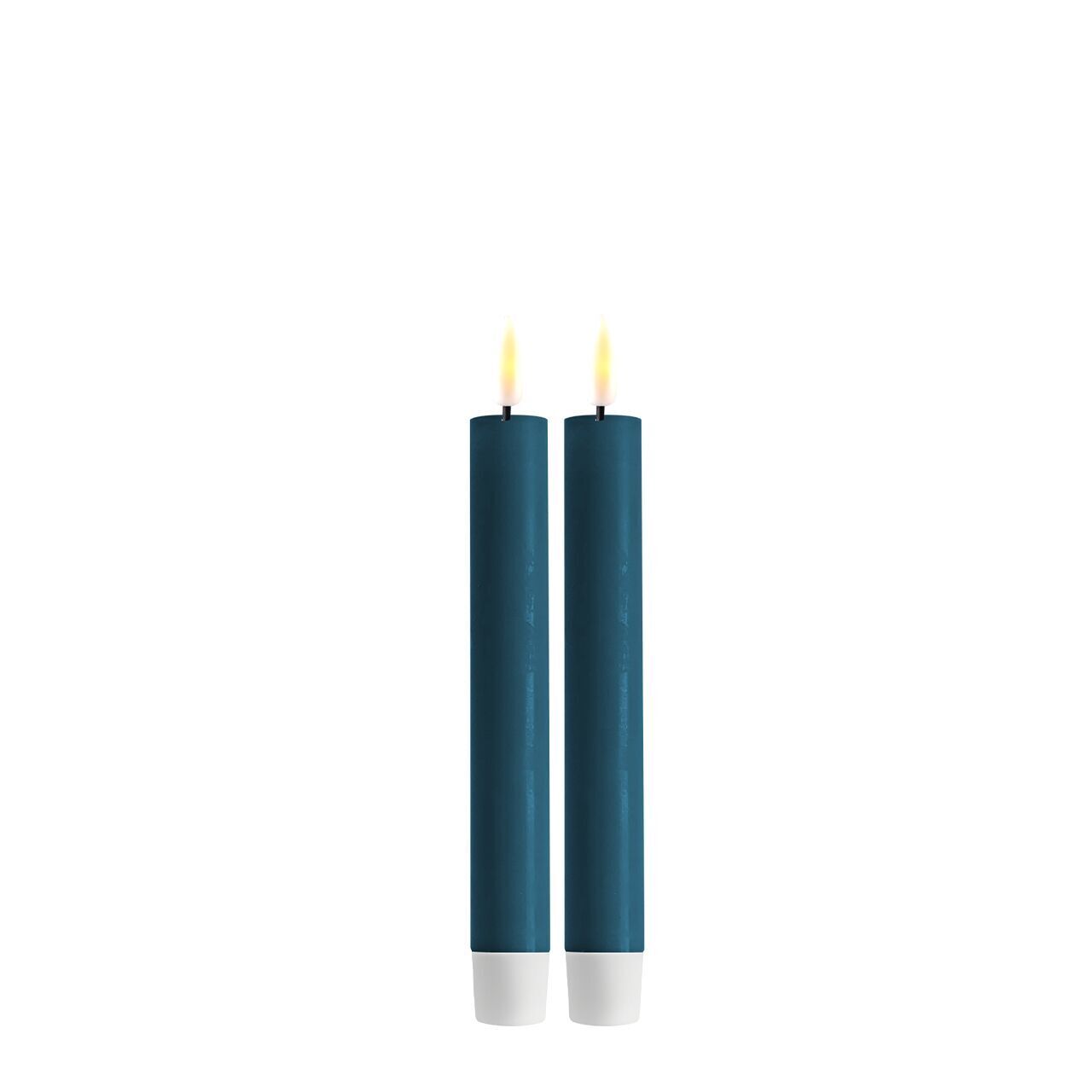 Stabkerze LED 15 cm petrol 2 Stück