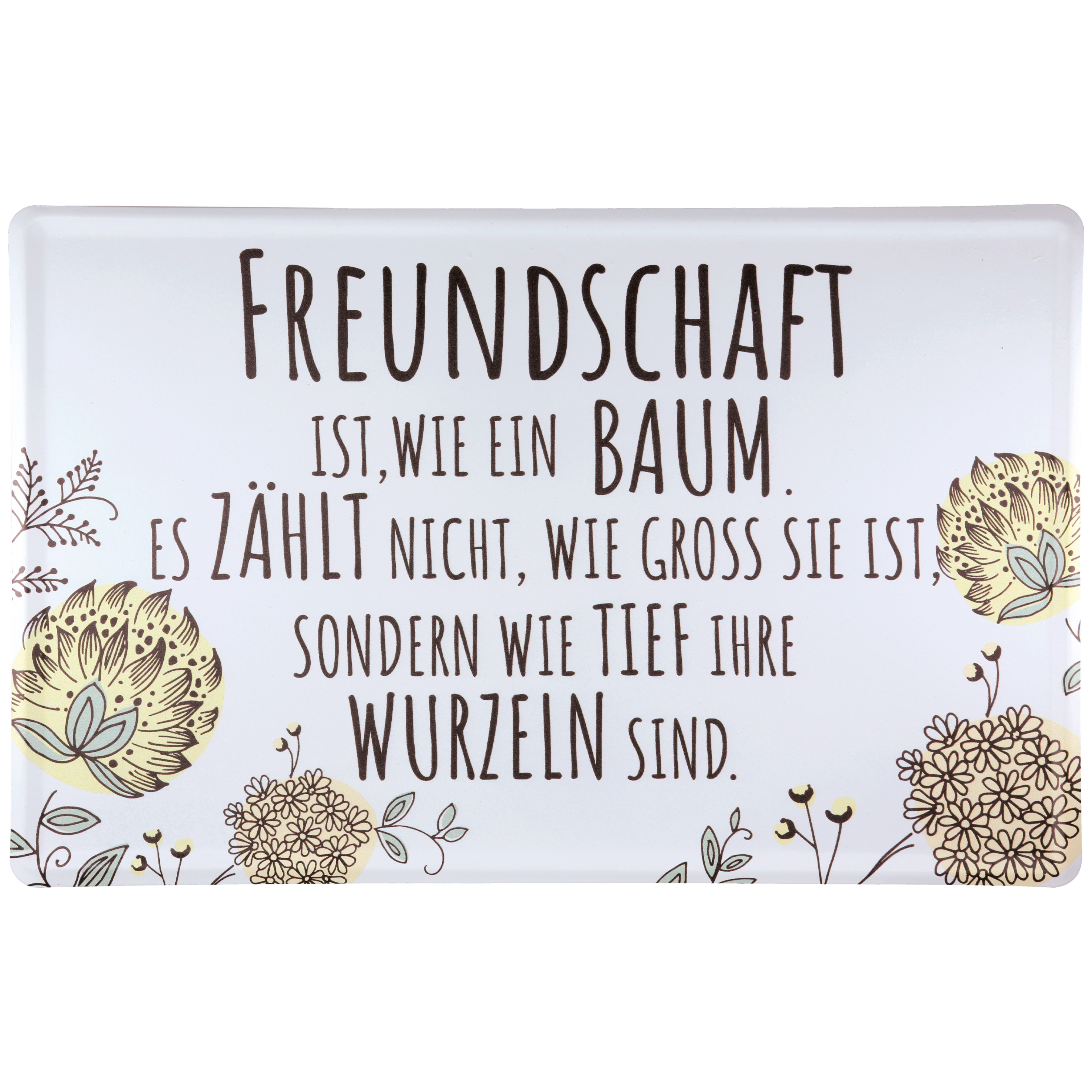 Deko Schild Bauerngarten - Baum