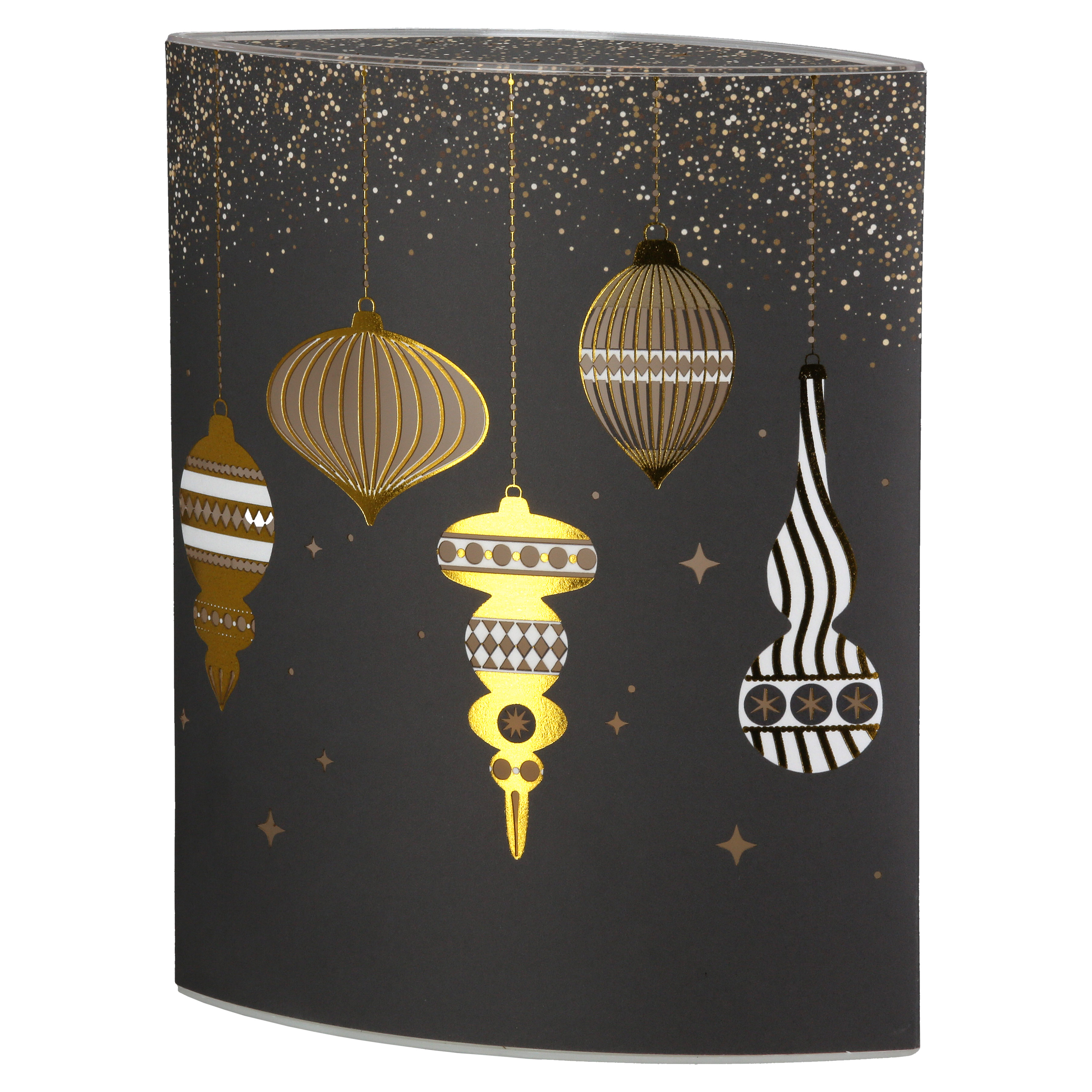 weihnachtsornamente, ornamente, hänger, goldfarben, goldene schale