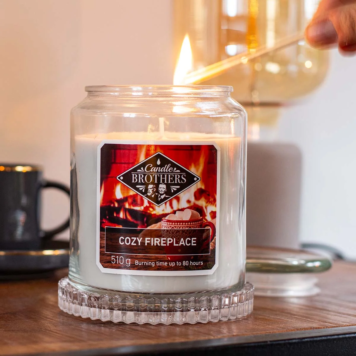 Cozy Fireplace 510g Candle Brothers Duftkerze Cozy Fireplace 510g Candle Brothers Duftkerze
