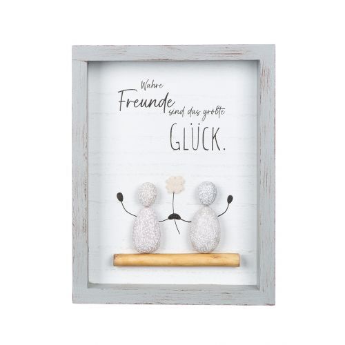 Steinbild Freundschaft Variante 2