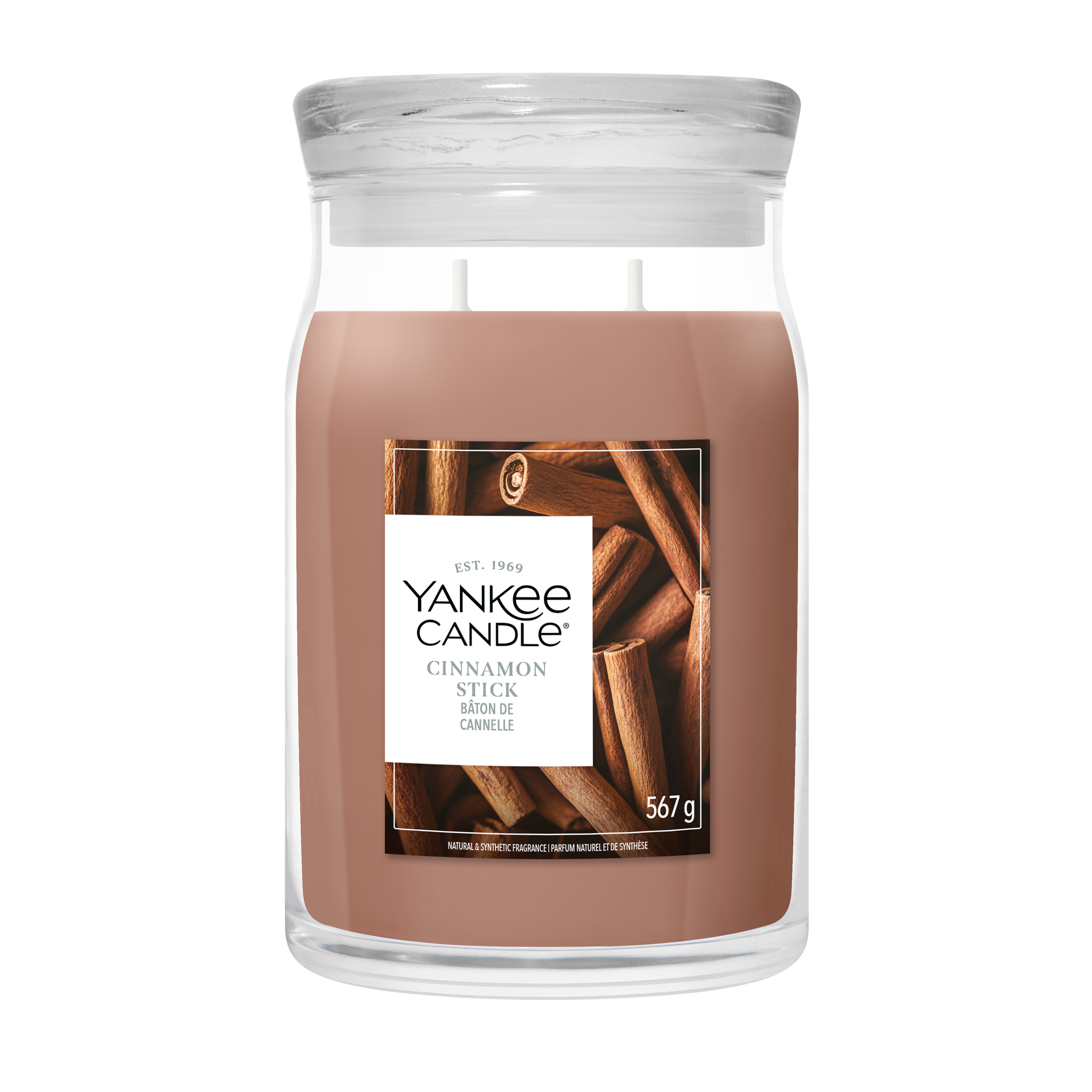 Cinnamon Stick Signature Jar 567g 2-Docht Kerze, Zimt, Stäbchen, Yankee Candle, 567 g