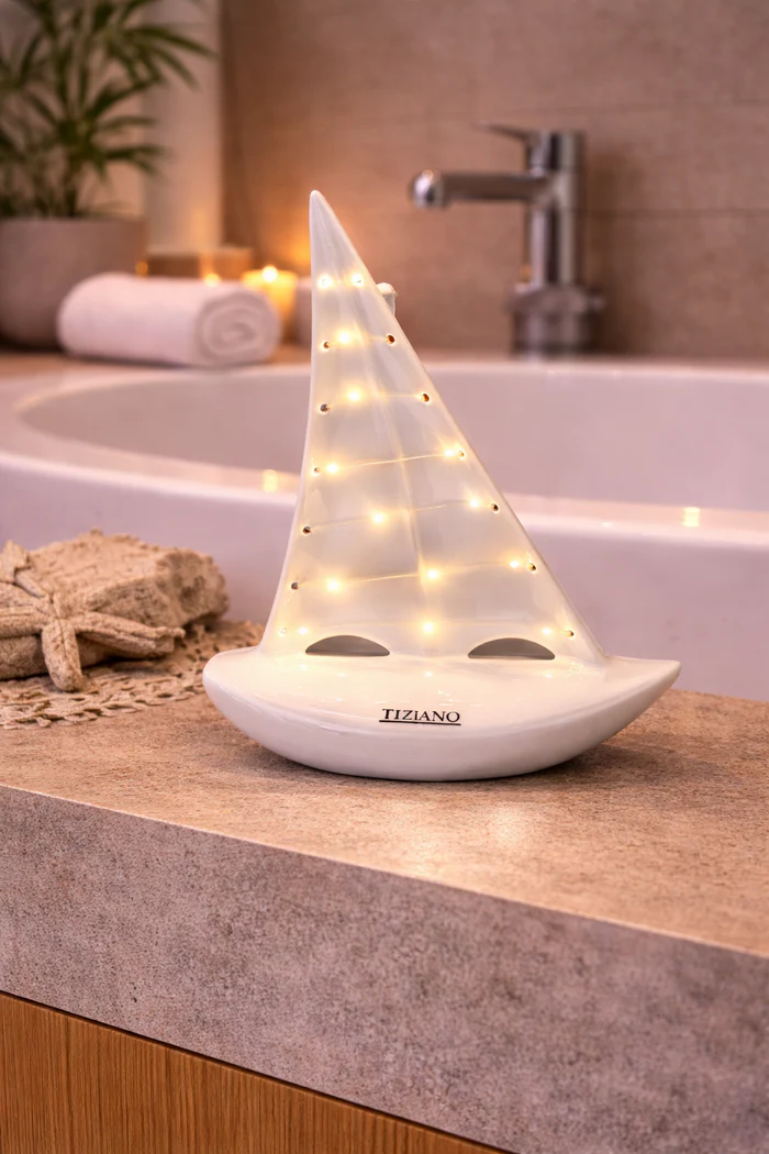 Boot Andiamo LED cremeweiß 30cm