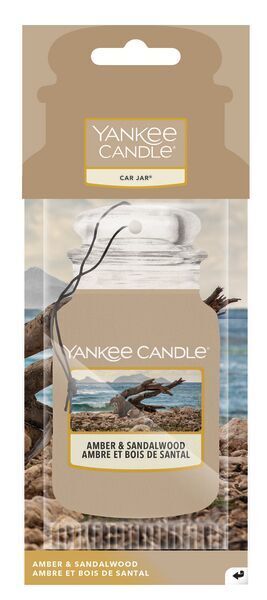Amber & Sandalwood Car Jar Single