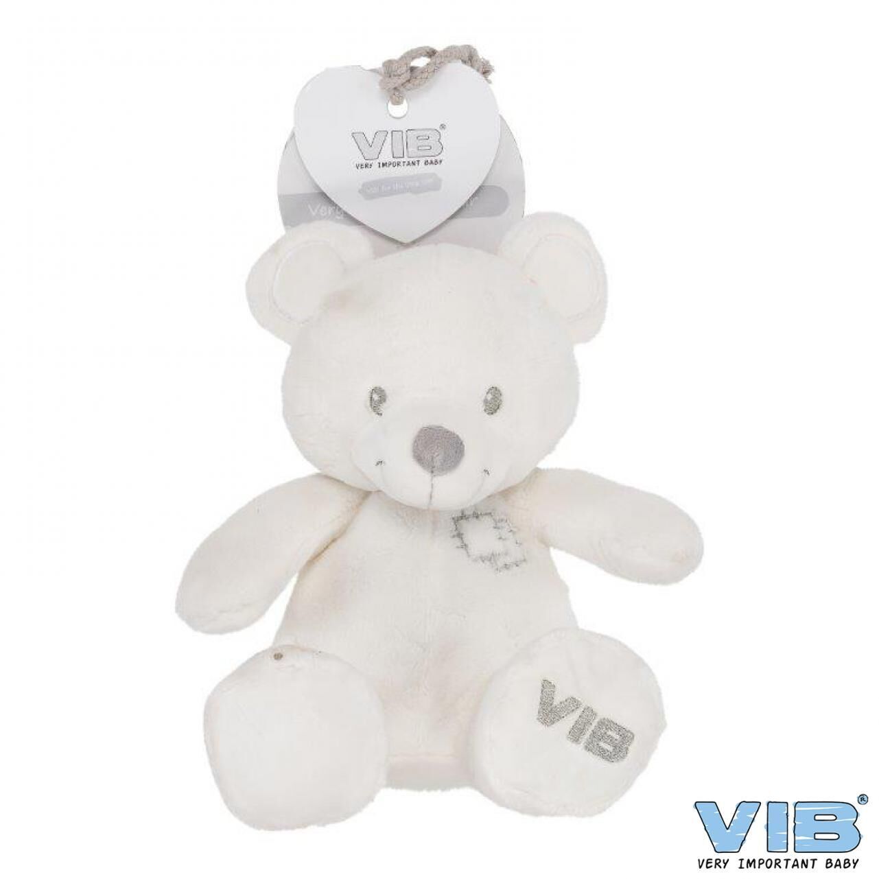 5a81c4b46623e Plüsch Bär sitzend weiß 35cm