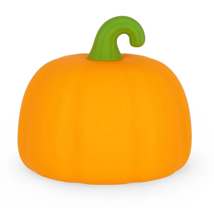 Legami Soft Dreams wiederaufladbares Nachtlicht Pumpkin orange pumpkin, pumpkin, plastic toy, pumpkin shape, green stem
