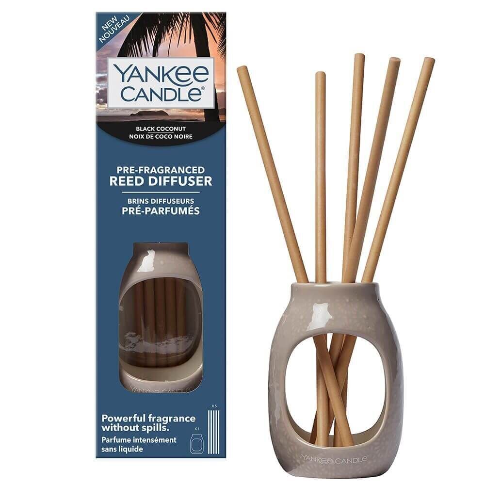 Pre Fragranced Reed Kit - Embossed Black Coconut