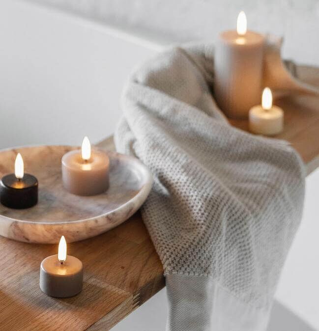 Uyuni LED Teelicht 400 ivory Premium Uyuni LED Teelicht 400 ivory Premium