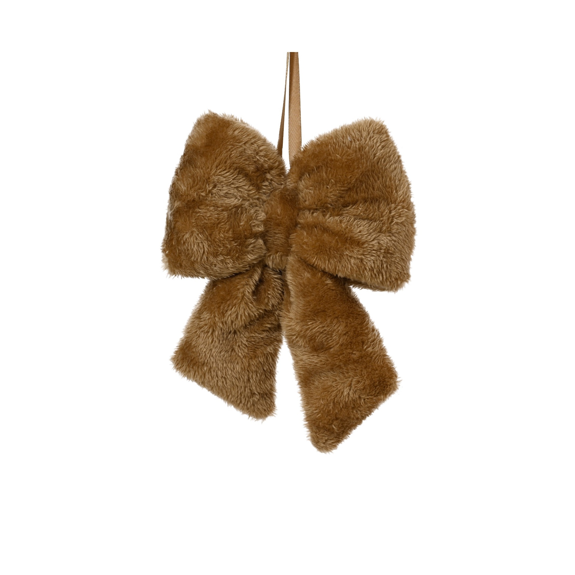 Deko Hänger Schleife braun 23cm Haarschmuck, Spitze?, Schmuck?, Haarband, Kuschelbindung