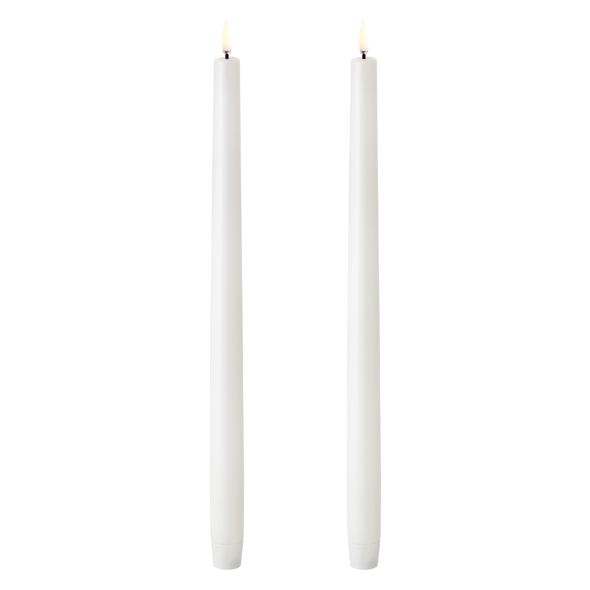 Uyuni LED Tafelkerze 35cm nordic white 2 Stück