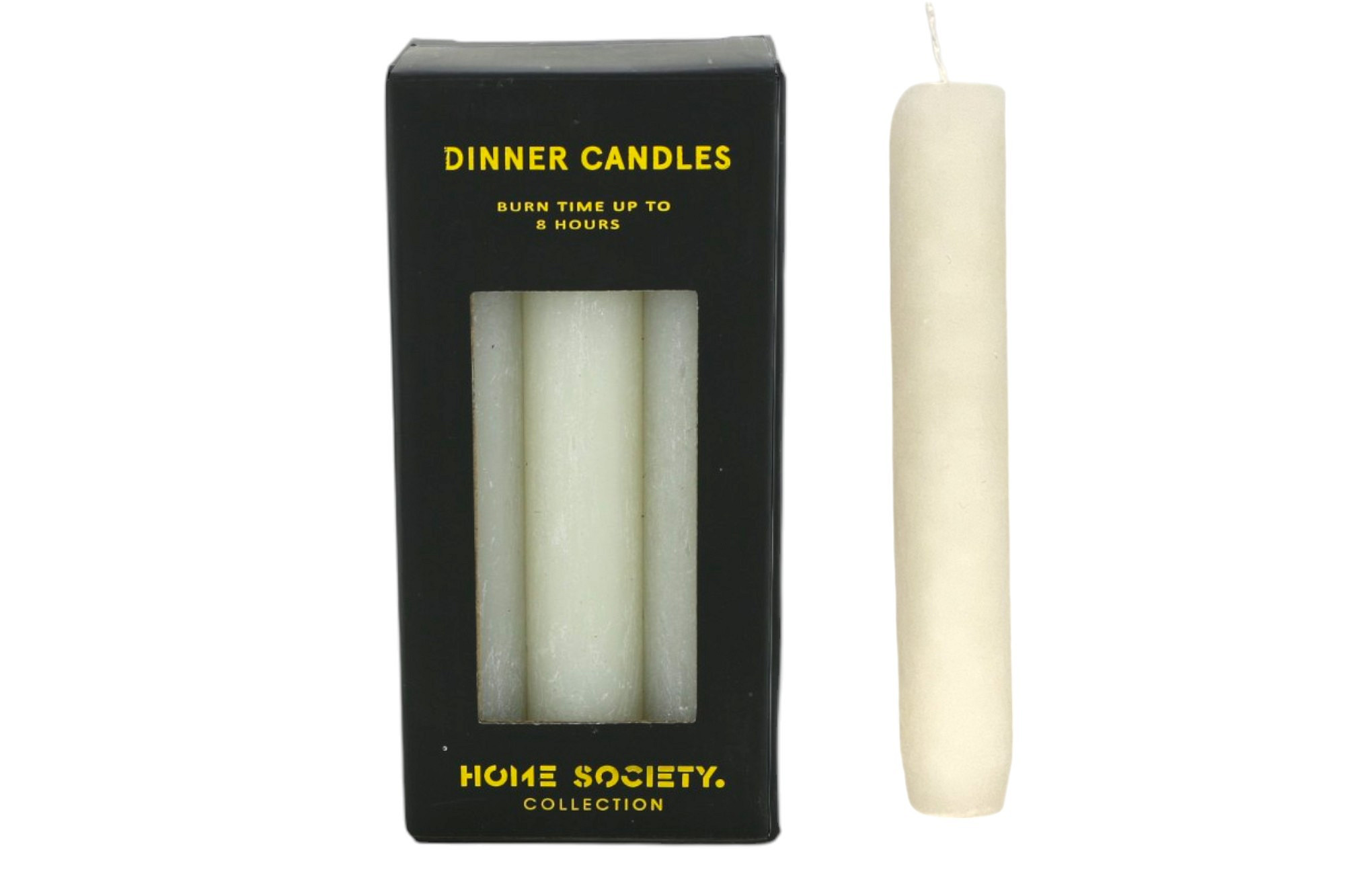 Rustic Dinner Candle S offwhite 6 Stück Rustic Dinner Candle S offwhite 6 Stück
